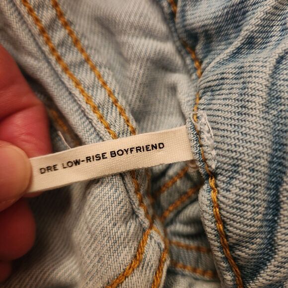 Rag & Bone Featherweight Dre Low-Rise Slim Fit Boyfriend Jeans in Blossom Sz 27 - Picture 7 of 11